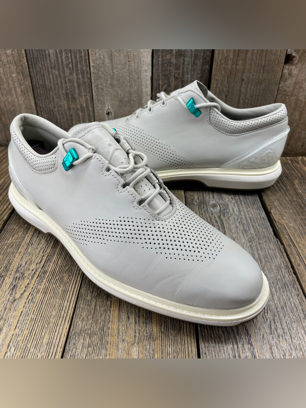 Nike Mens Size 8.5 Air Jordan ADG 4 'Grey Fog' Golf Shoes Spikeless DM0103-001